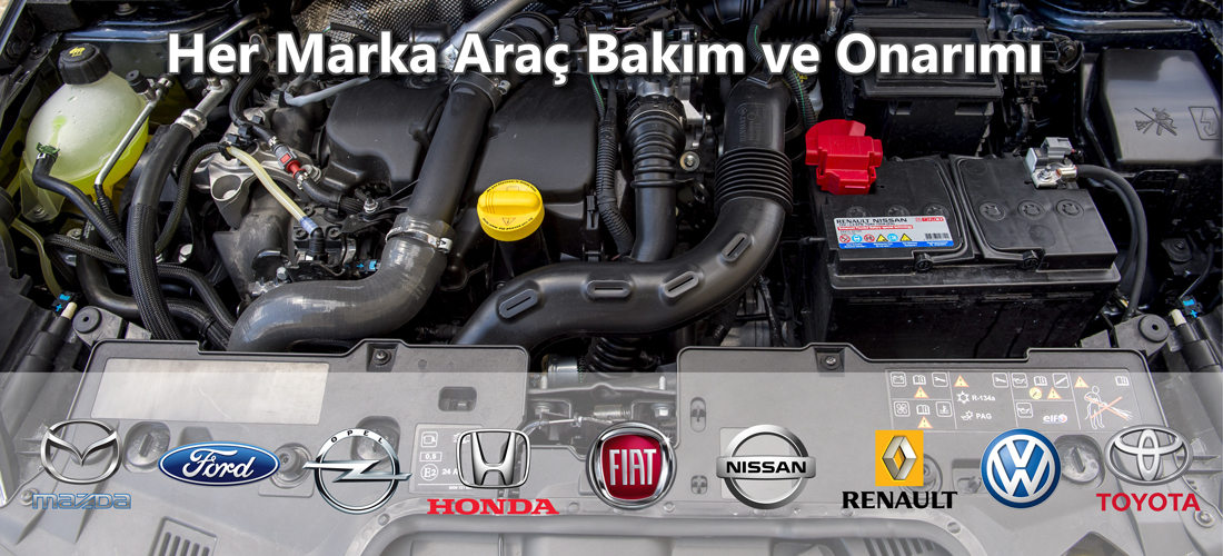 Her marka otomobil için bakım ve onarım.